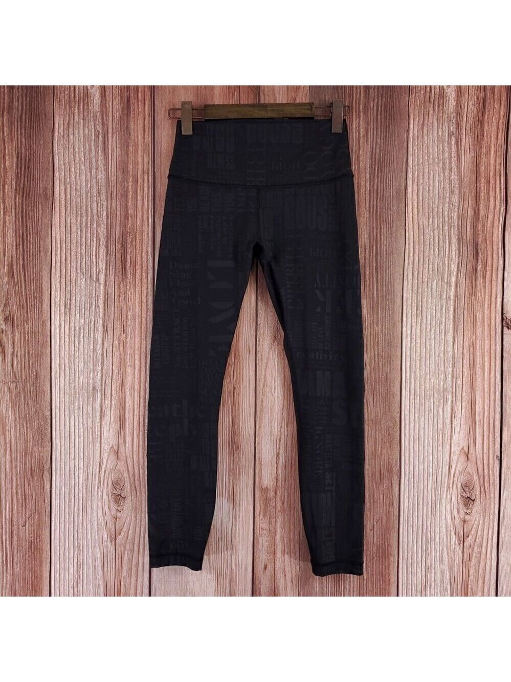 Rare Lululemon Womens Sz 8 Wunder Under Hi-Rise 7/8 Tight 20Y Collection W5BRFS